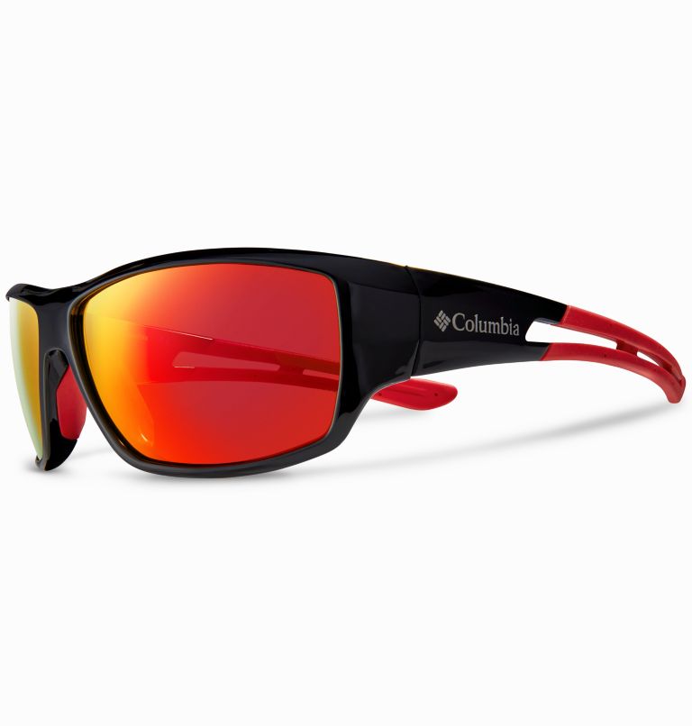 Thumbnail: Men's Utilizer Sunglasses | 009 | O/S, Color: Shiny Black/ Red, image 3